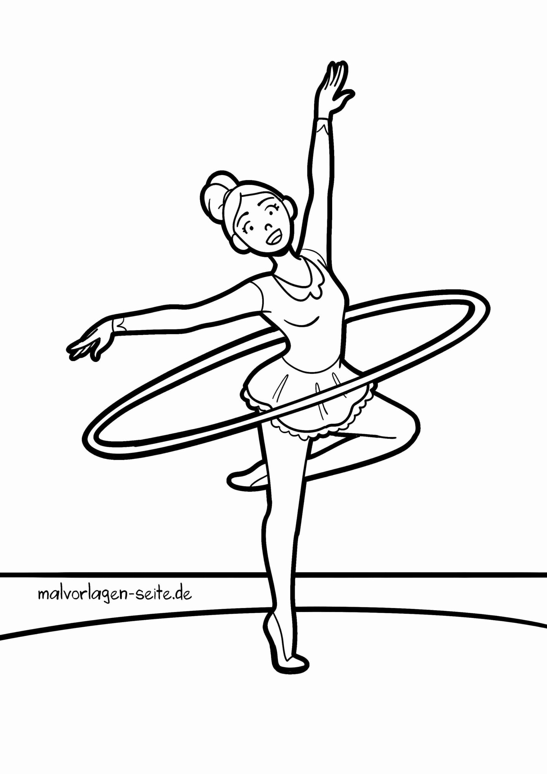 Malvorlage Turnen