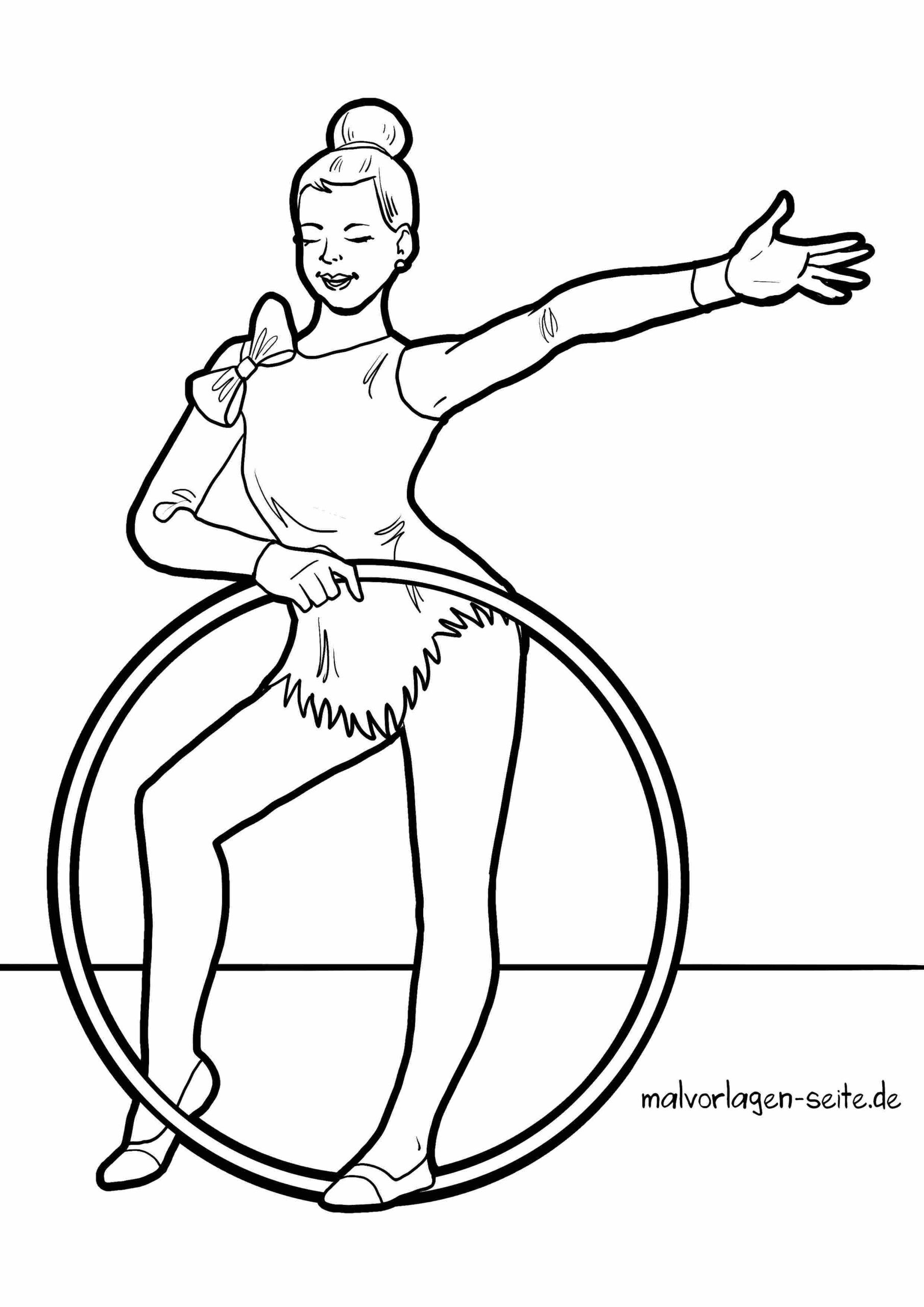 Malvorlage Turnen