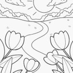 Malvorlage Frühling