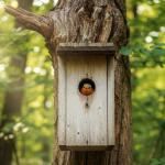 Nistkästen im Garten