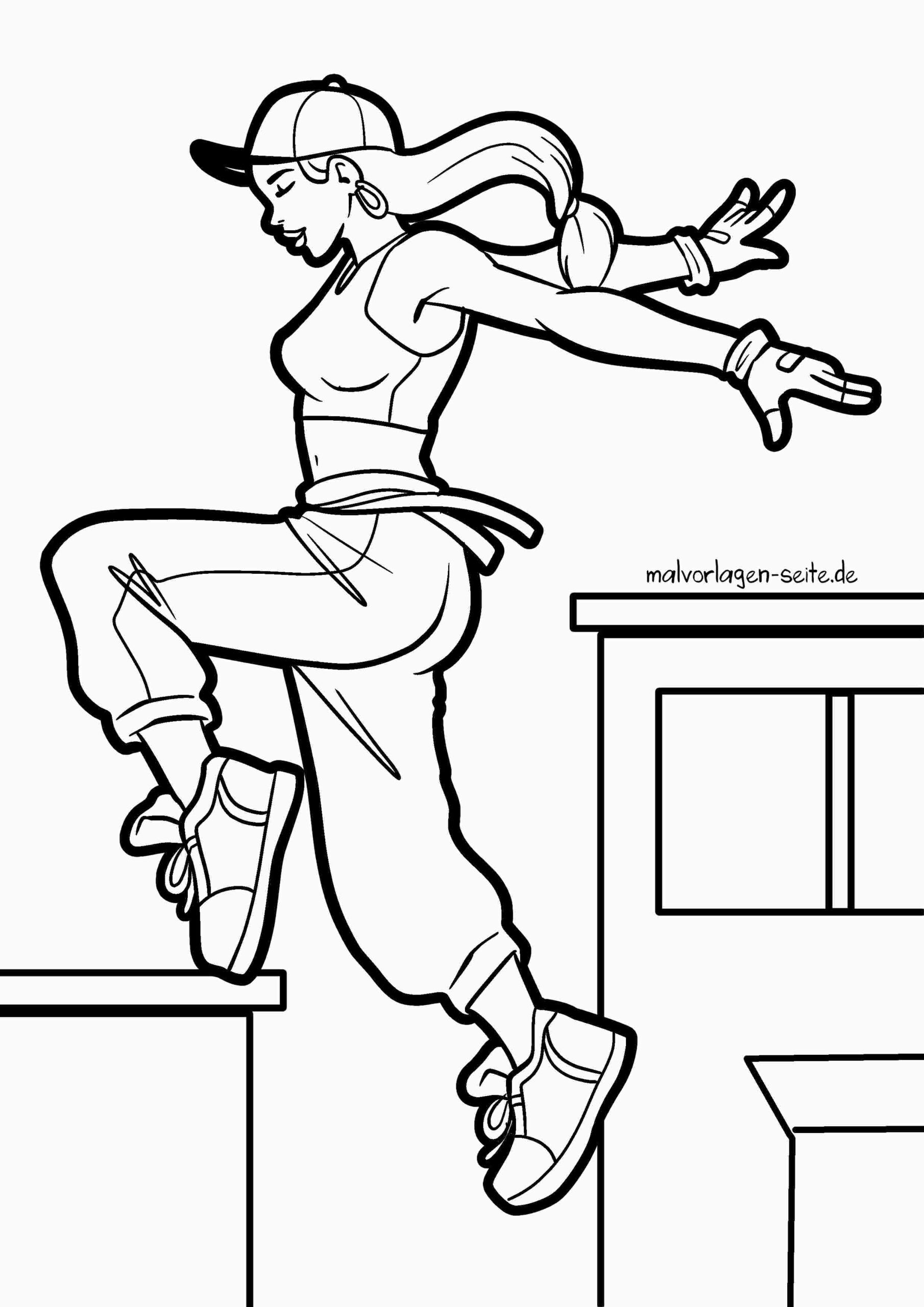 Malvorlage Streetdance