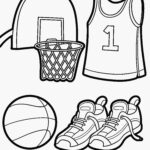 Malvorlage Basketball