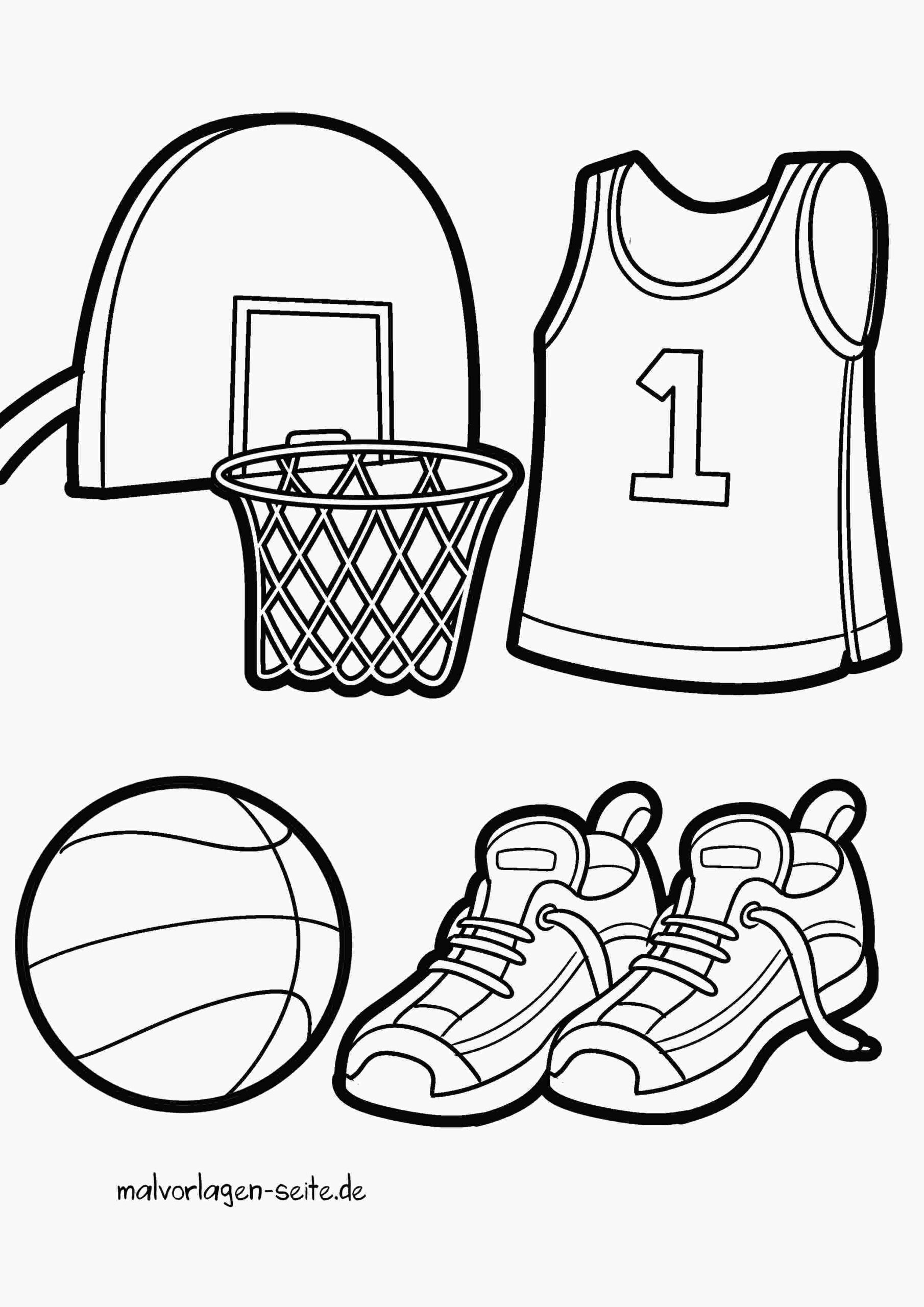 Malvorlage Basketball