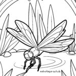 Malvorlage Libelle Malvorlage Libelle