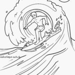 Malvorlage Wellenreiten - Surfen Malvorlage Surfen - Wellenreiten