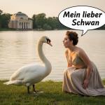 Redewendung "Mein lieber Schwan"