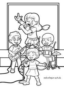 Malvorlagen Musik & Lieder Malvorlagen Musik & Lieder