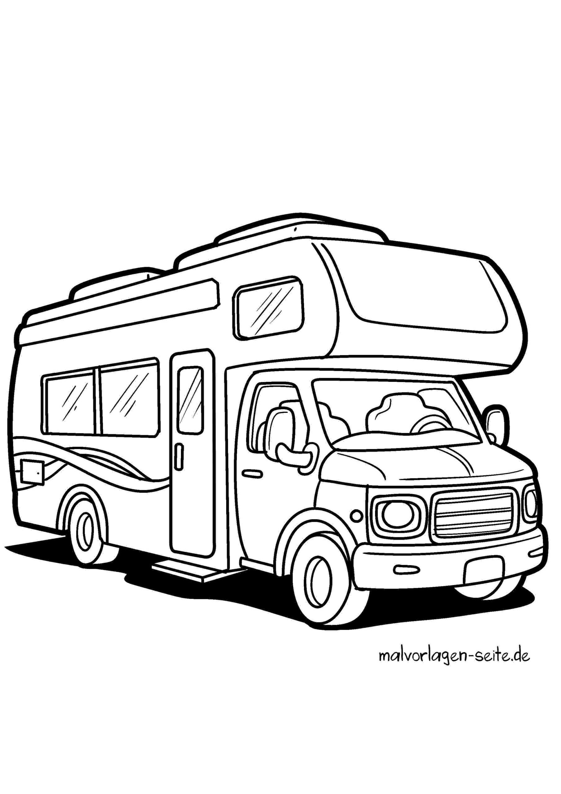 Malvorlage Wohnmobil