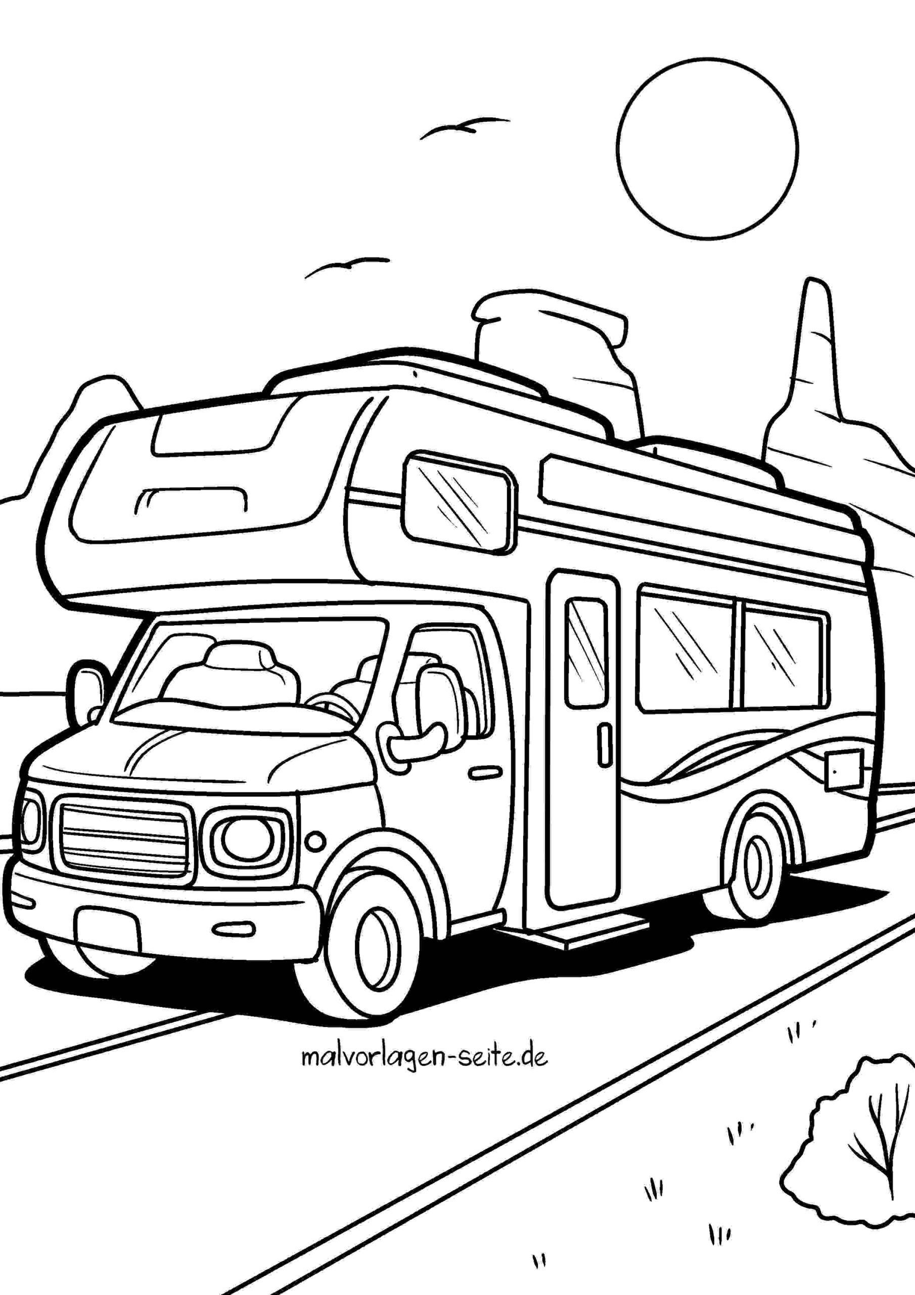 Malvorlage Wohnmobil