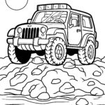 Malvorlage Geländewagen