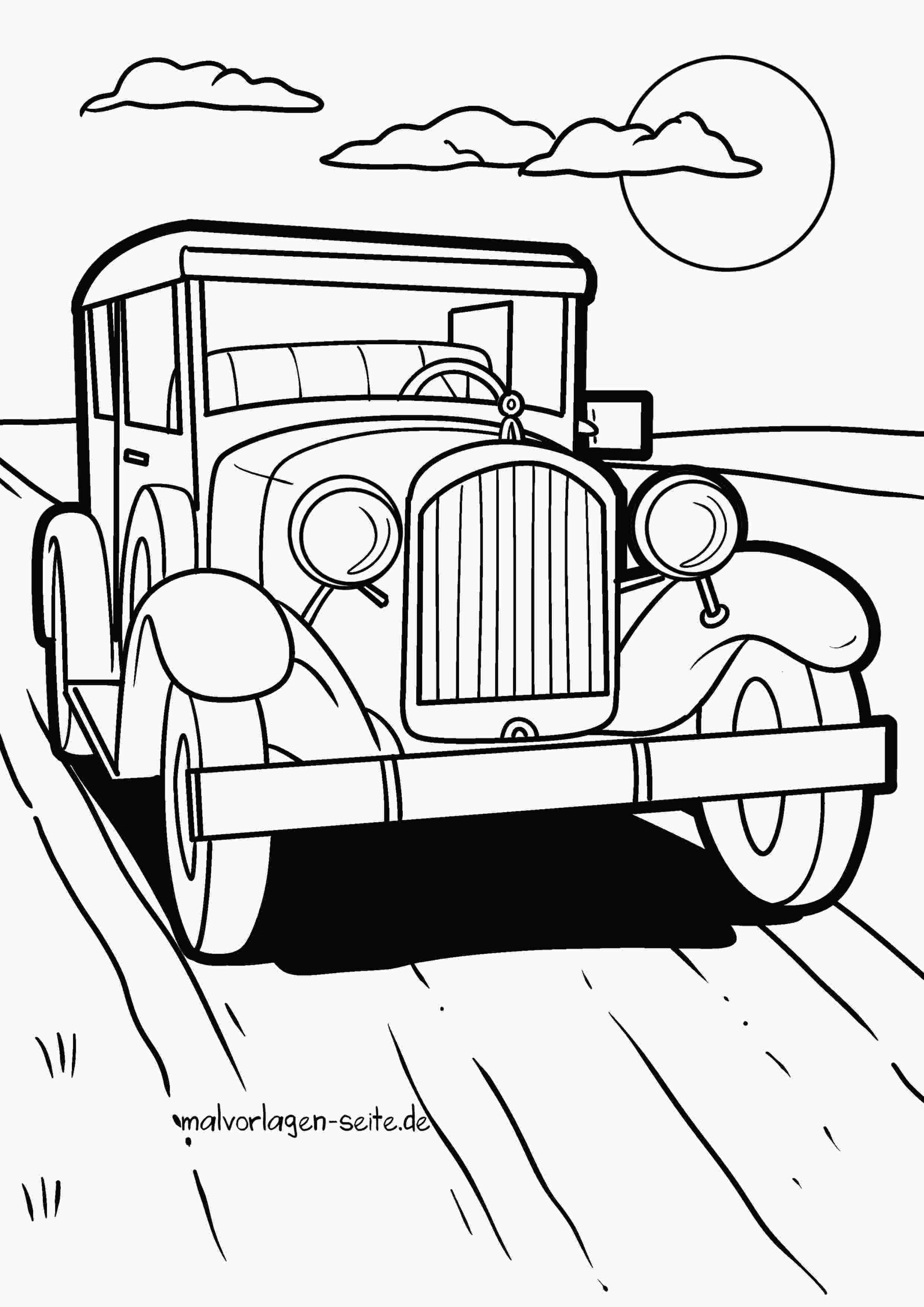 Malvorlage Oldtimer