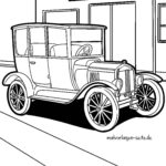 Malvorlage Oldtimer
