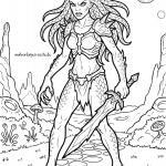 Malvorlage Alien
