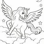 Malvorlage Einhorn