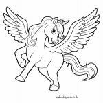 Malvorlage Einhorn