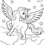 Malvorlage Einhorn