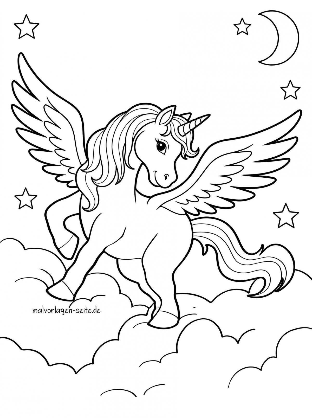 Einhorn ausmalen