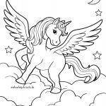 Einhorn ausmalen