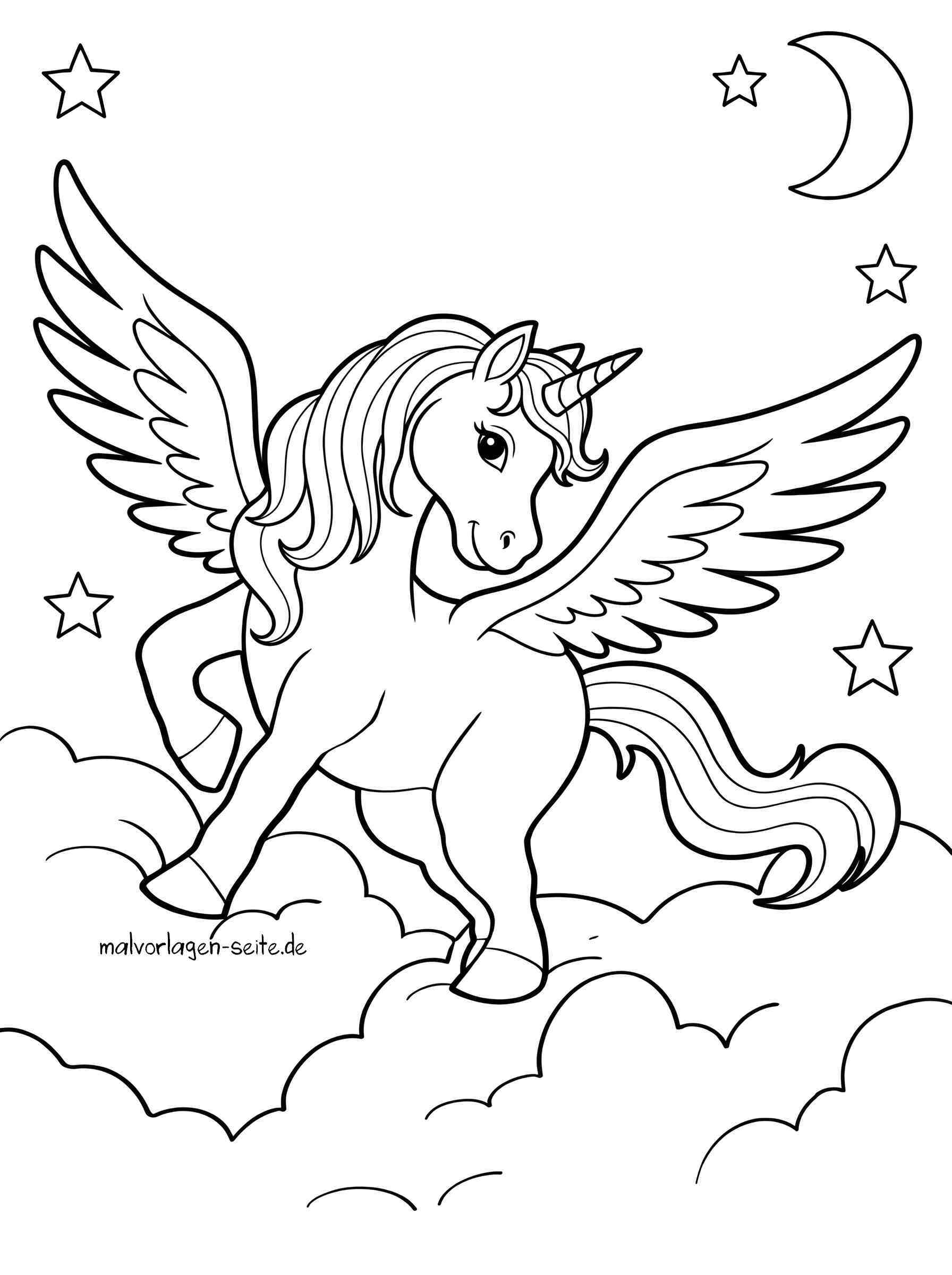 Einhorn ausmalen