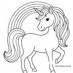 Malvorlage Einhorn