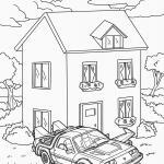 Malvorlage fliegendes Auto