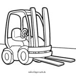 Malvorlage Gabelstapler Malvorlage Gabelstapler