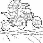 Malvorlage Quad