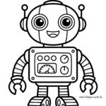 Malvorlage Roboter