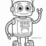 Malvorlage Roboter