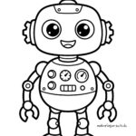 Malvorlage Roboter