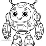Malvorlage Roboter