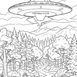 Malvorlage Ufo