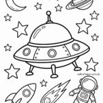 Malvorlage UFO Malvorlage Ufo