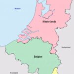 Landkarte Benelux Staaten Landkarte Benelux Staaten