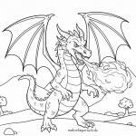 Malvorlage Drache