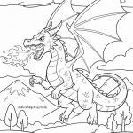Malvorlage Drache
