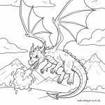 Malvorlage Drache