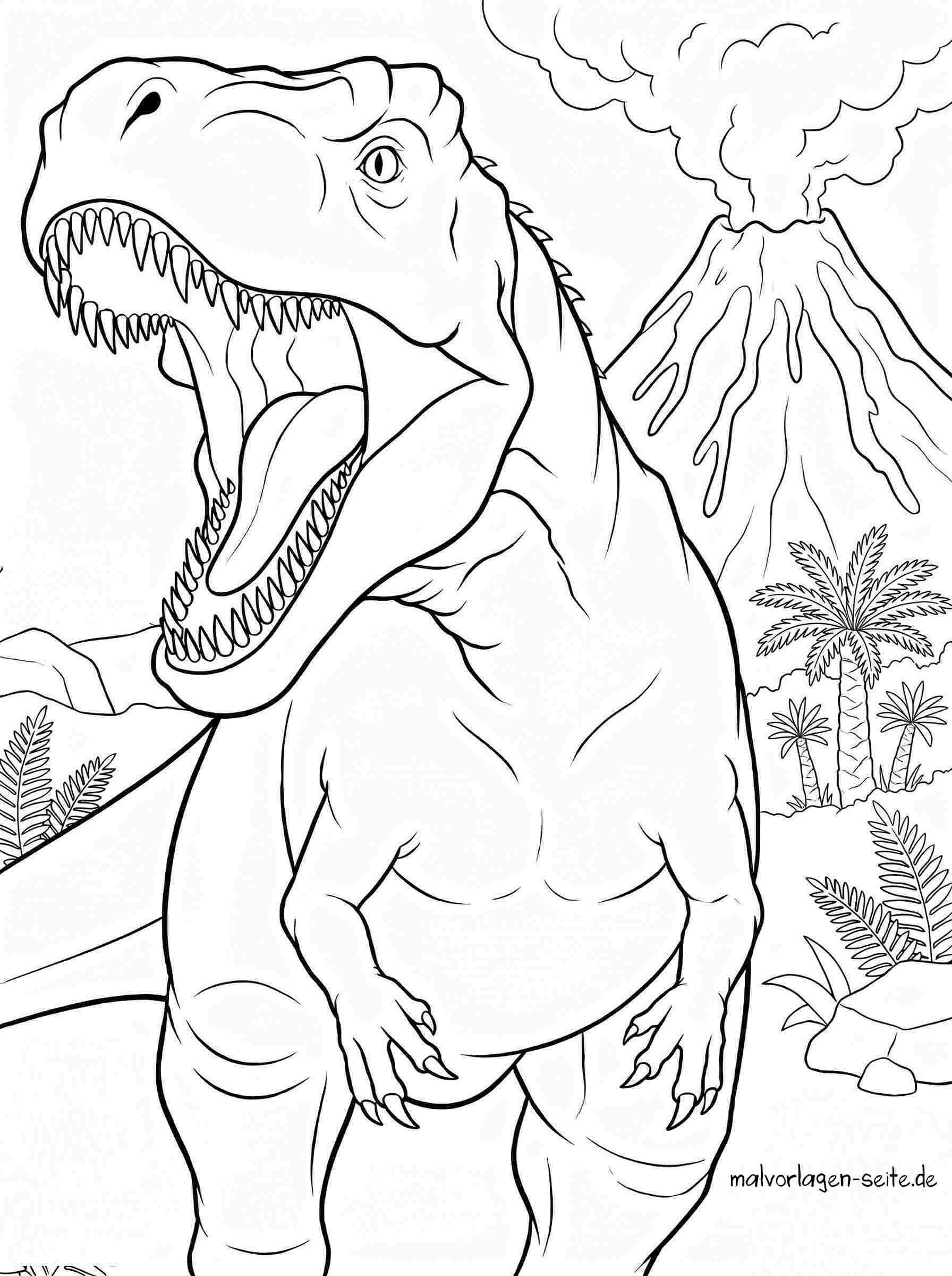 Malvorlage Gigantosaurus
