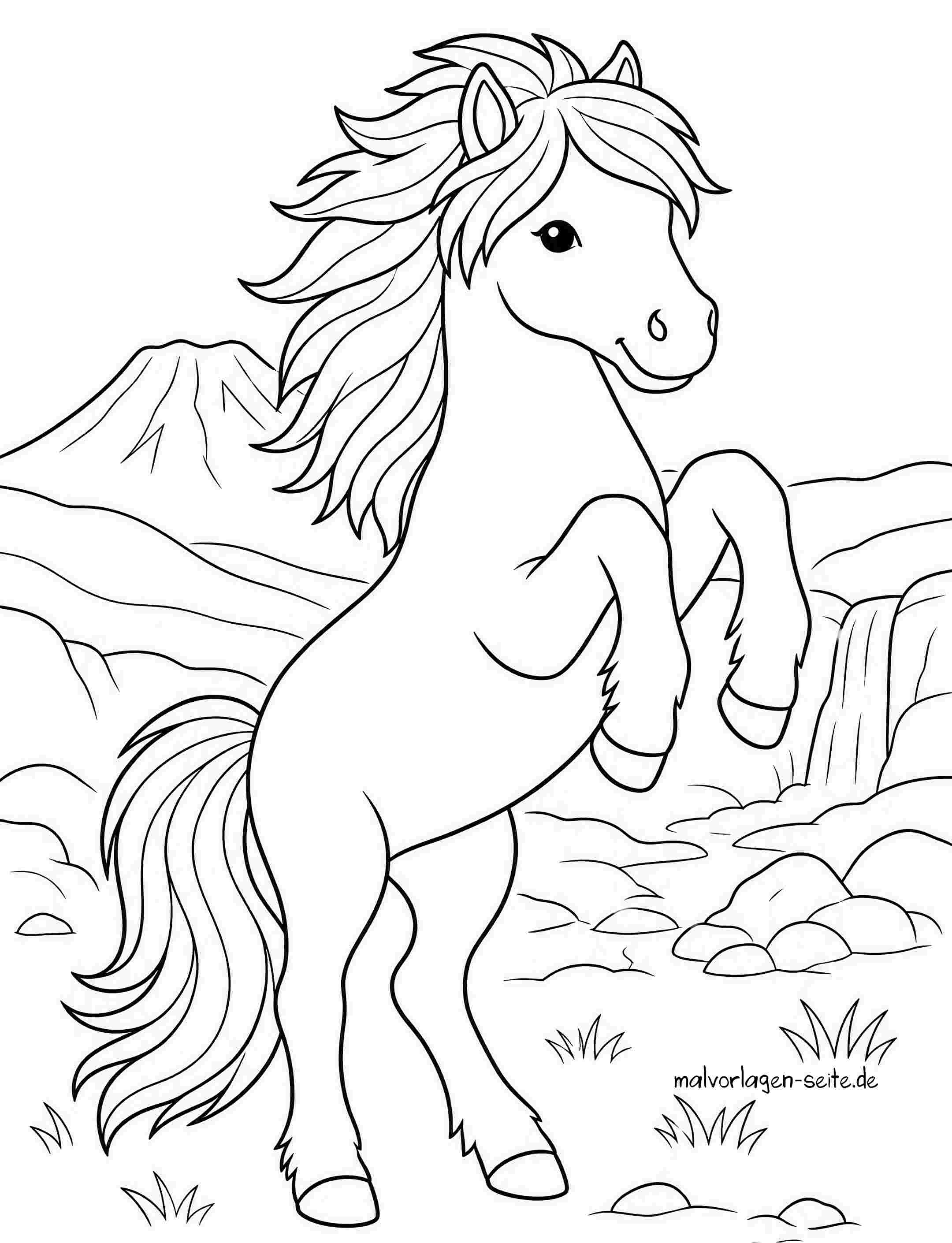 Malvorlage Islandpony Malvorlage Islandpony