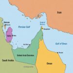Map of Persian Gulf and Strait of Hormuz Political Map Straight of Hormuz