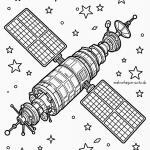 Malvorlage Satellit Malvorlage Satellit