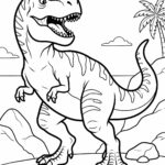 Malvorlage T-Rex - Tyrannosaurus Rex Malvorlage T-Rex - Tyrannosaurus Rex