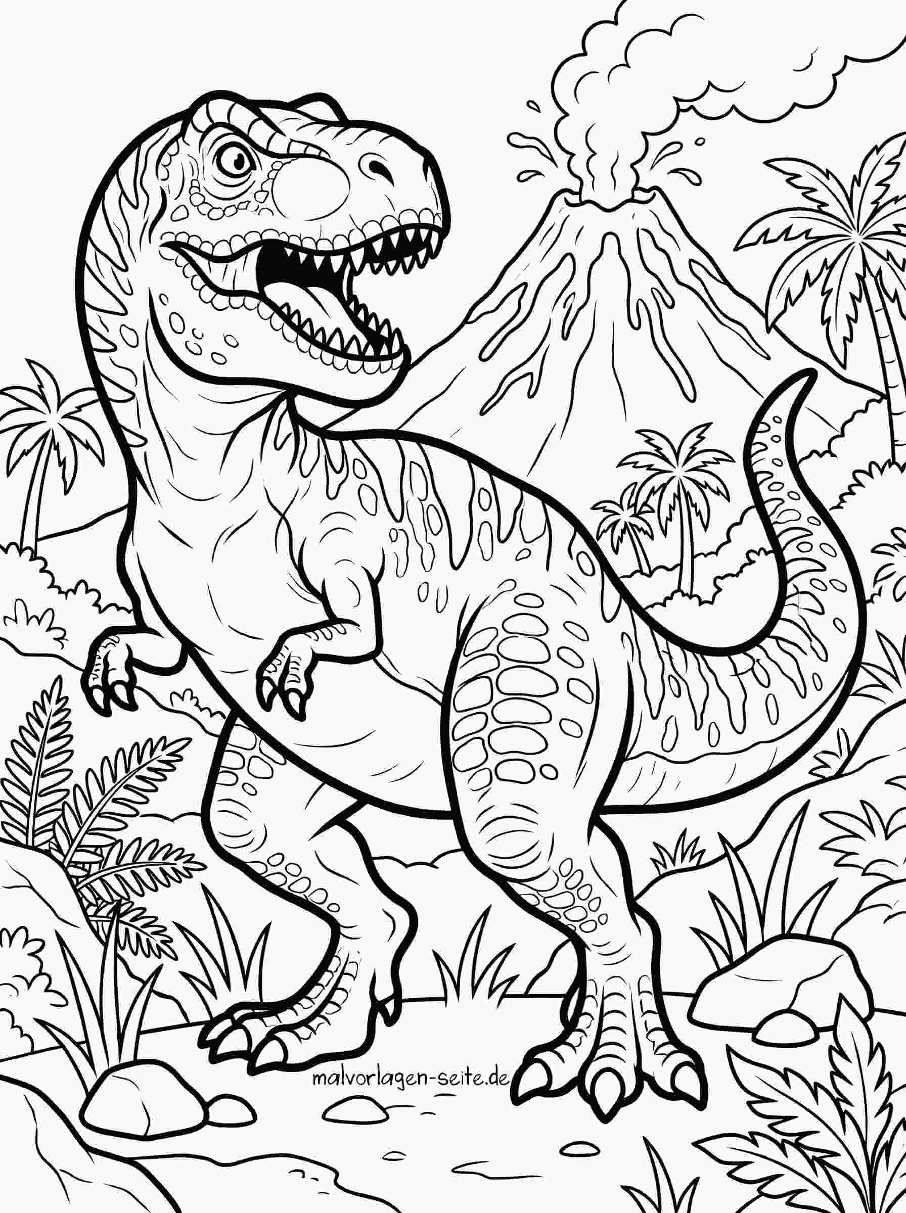 Malvorlage T-Rex
