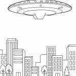 Malvorlage UFO Malvorlage Ufo