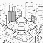 Malvorlage UFO Malvorlage Ufo