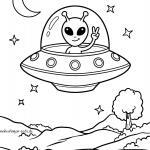 Malvorlage UFO Malvorlage UFO