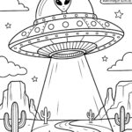 Malvorlage UFO Malvorlage Ufo