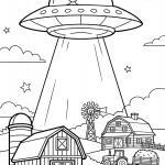Malvorlage UFO