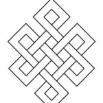 Malvorlage Endlosknoten- Buddhismus endlosknoten